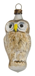 Small Golden Owl<br>Vintage Nostalgia Ornament